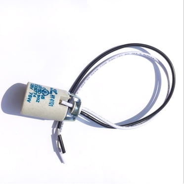 E12 Damp Location Porcelain Lamp Socket – 1-3/4 Inch With Hickey – Candelabra Base, 30905G