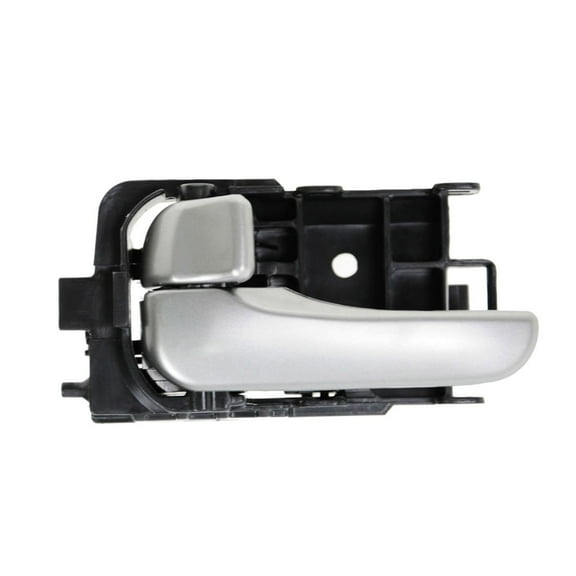 TRQ Smooth Silver Interior Inside Door Handle Driver Side LH for 04-06 Sentra DHA49562