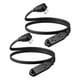 thumbnail image 1 of Cable de extensión DEWENWILS de 3 salidas, 3 pies, 16/3 AWG para interiores, negro, paquete de 2, 1 of 7