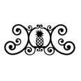 thumbnail image 1 of Village Wrought Iron HP-OD-44 Pineapple - Over Door Plaque, 1 of 2