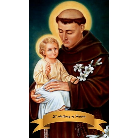 Saint Anthony Miracle Prayer Blessed Prayer Card Thirteen Minutes Prayer To be Said Every Tuesday said to be Unfailing