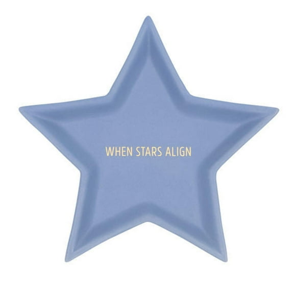 When Stars Align Star Trinket Ring Dish Tray - Blue