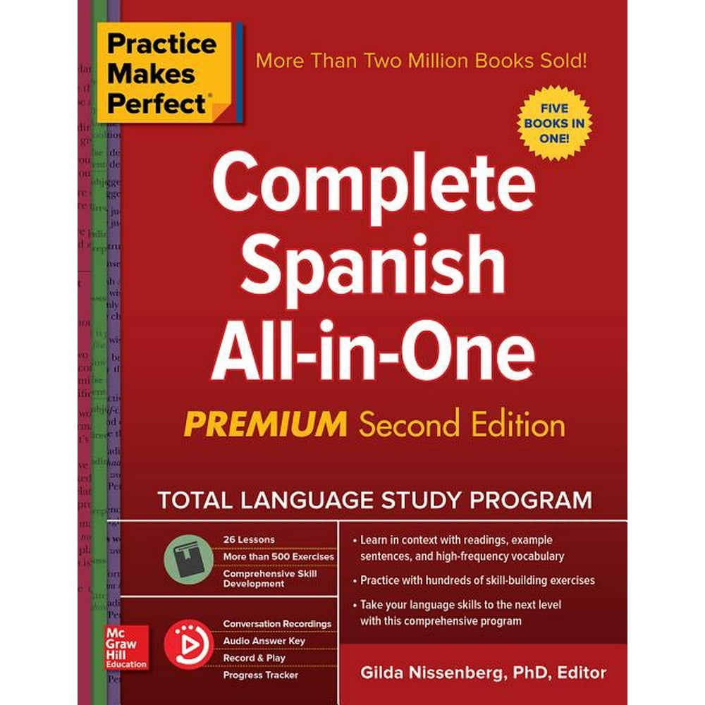 Practice Makes Perfect Complete Spanish AllInOne, Premium Second