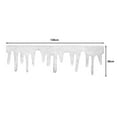 thumbnail image 6 of Christmas Fake Snow Blanket Icicle Artificial Snow Fireplace Blanket Roll Fluffy Fake Snow Mantel Cover for Winter Village Fireplace Decoration, 6 of 7