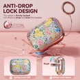 thumbnail image 3 of Funda para AirPods Pro de segunda y primera generación con cierre de seguridad Inesore, 3 of 8