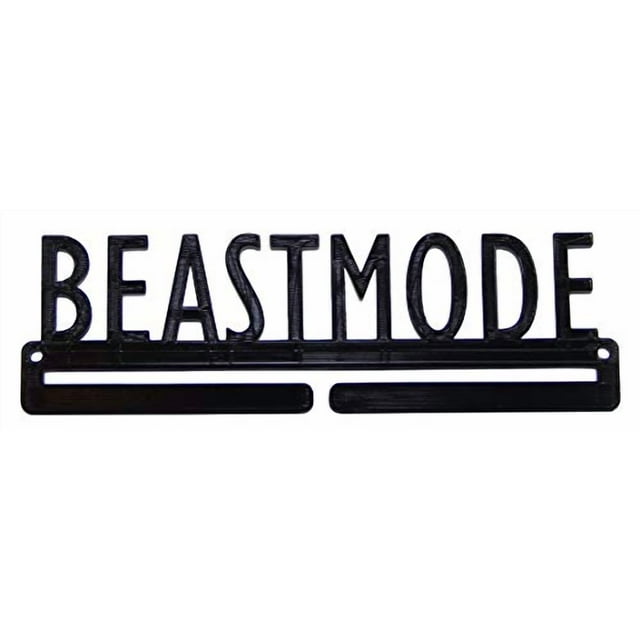Beast Mode Beastmode Spartan Race Obstacle Course Medal Display Rack Hanger Holder for Wall Trifecta