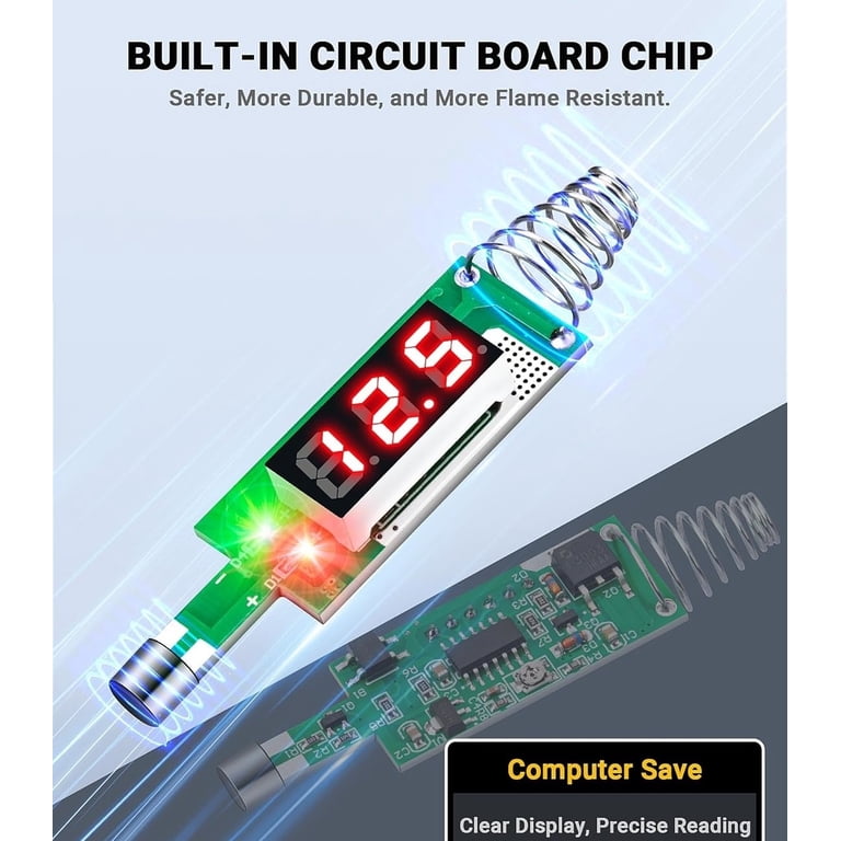 WIGACH Automotive Test Light, 5-90V Digital LED Circuit Tester photo 4