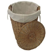 Neu Home Willow Hamper With Lid and Liner