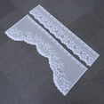 thumbnail image 5 of Yuangui Sheer Tier and Valance Kitchen Window Curtains White Tier and Swag Home Furnishings, 5 of 10