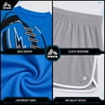 thumbnail image 6 of RBX Boys Athletic Outfit Shorts Set Breathable Performance Graphic Tee and Mesh Gym Shorts 2 Piece, 6 of 7