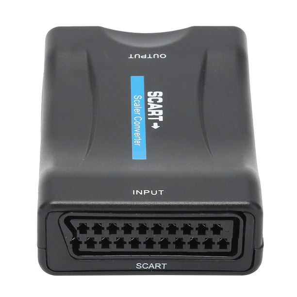 Convertidor De Audio De 1080p, Claro, Vívido, Práctico, Ampliamente Compatible, SCART A Convertidor De Interfaz Multimedia De Alta Definición Para El Hogar Para La Oficina