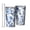 Blue Pioneer Flower, variant on Blue Pioneer Flower and Bird 10oz Tumblers Stainless Steel Tumbler with Lid and Straw,Vacuum Insulated Double Wall Travel Tumbler Cups with Cleaning Brush for Coffee, Tea