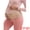 Beige, variant on Women's 3 in 1 Supportive Abdominal Belly Band XL Pink