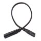 thumbnail image 2 of Iec 320 2-pin C7 Female To C8 Male Figure 8 Power Adapter Extension Cable 30cm, 2 of 5