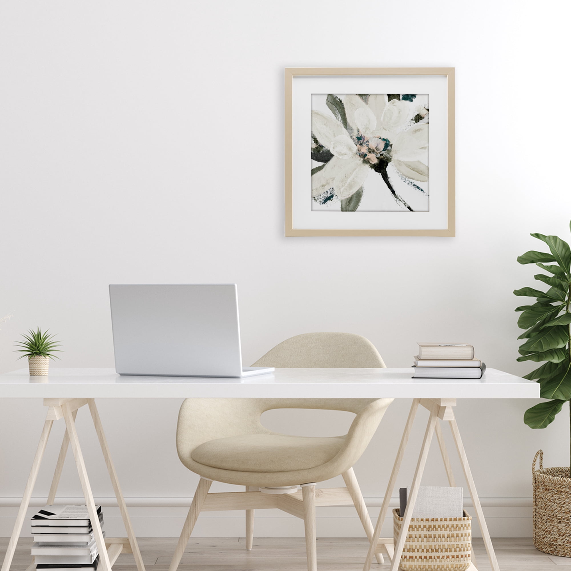 Stupell Industries Naturally Blooming Botanical Birch Framed Print Under Glass, design by Lanie Loreth