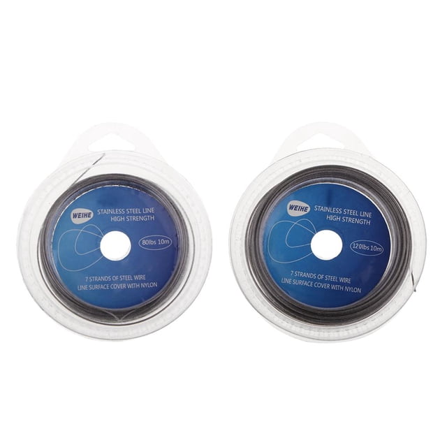 Cable de Acero Inoxidable 2pcs shamjiam Líder de Pesca de Acero Inoxidable