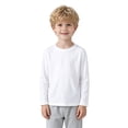 thumbnail image 2 of breaise Toddler Kids Boys Girls Shirts Candy Color Long Sleeve Shirt Basic Layering Tee Tops Sizes 6M-11T, 2 of 8