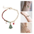 thumbnail image 1 of OULII 1Pcs Rope Bracelet Multi Color Round Zinc Alloy Adjustable Length for Costume Accessory and Daily Dress Up, 1 of 8