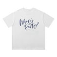 thumbnail image 5 of Where The Party At Tour Short Sleeve Top Comfortable Loose Cotton Printed T-Shirt, 5 of 5
