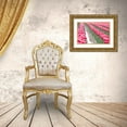 thumbnail image 3 of Styber, Dana 14x11 Gold Ornate Wood Framed with Double Matting Museum Art Print Titled - Rainy Tulip Field, 3 of 4
