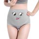 thumbnail image 2 of Mujer Señora Cintura Alta Lindas Bragas Ajustables Calzoncillos de Dibujos Animados Ropa Interior de Maternidad (gris XL), 2 of 5