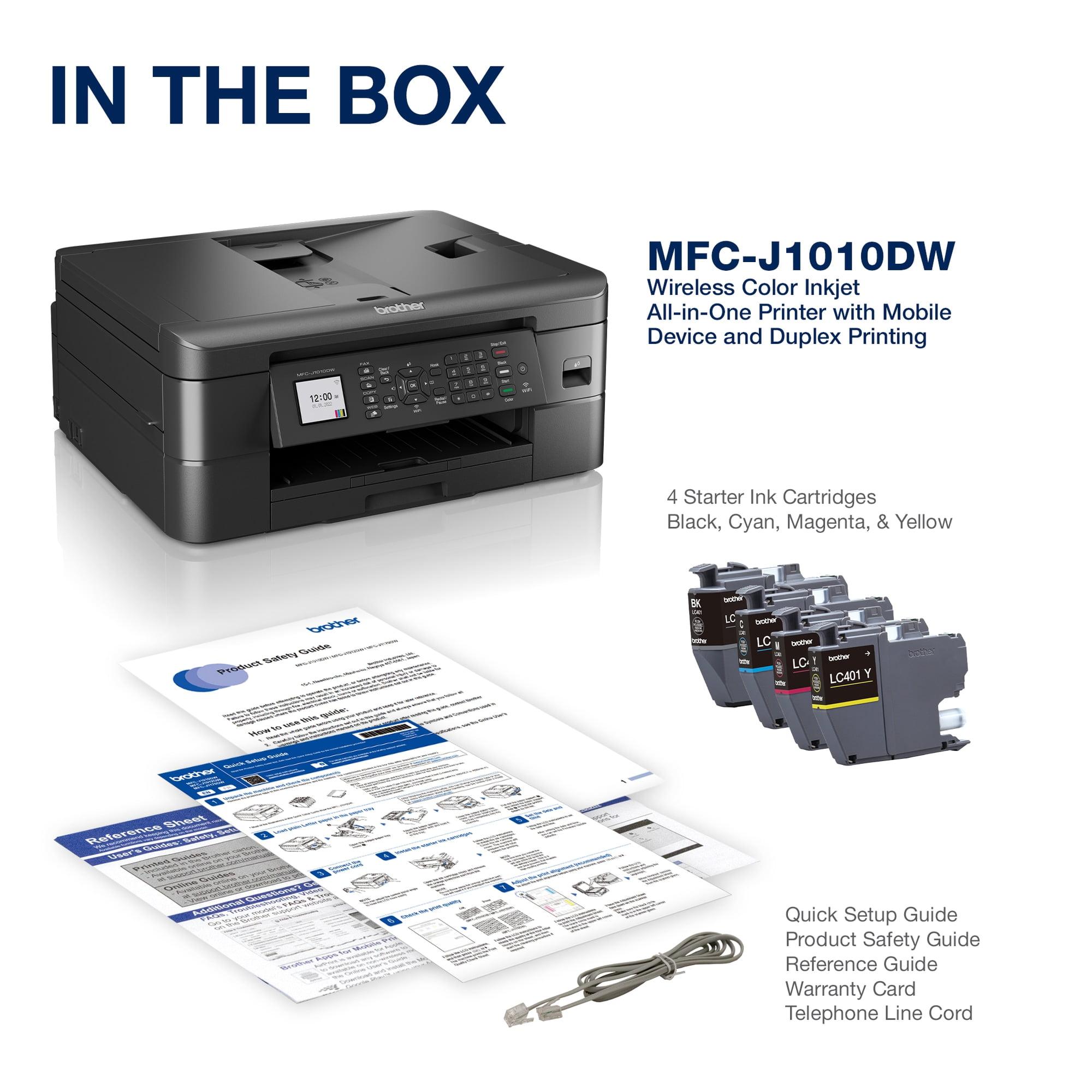 Brother MFCJ1010DW Wireless Color Inkjet AllinOne Ubuy Singapore