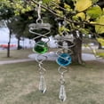 thumbnail image 6 of Spiral Wind Spinners with Crystal Ball Winds Chimes Garden Home Hanging Decor, 6 of 10