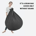 thumbnail image 4 of Gogreen Stuffed Animal Storage Bean Bag Chair Cover (No Filler) For Kids and Adults Pets Dogs Cats Lazy Beds Soft Premium Corduroy Stuffable Bean Bag For Organizing Children Plush Toys or Memory Foam, 4 of 5