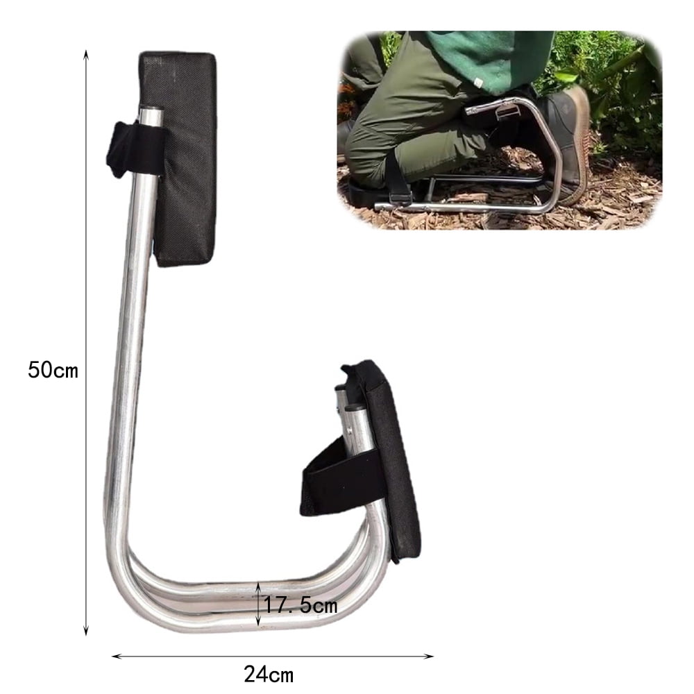 Knee Seat for Gardening, Gardening Knee Pads, Strap On Kneeling Device for Garden, Knee Seat Leg Brace for Gardening, Knee Seat for Garden One Leg