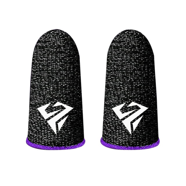 Flmtop Manchons de Doigt de Jeu Antidérapants Résistants à la Transpiration Ultra-Minces Gants à Écran Tactile Couverture de Bout de Doigt pour Jeu Mobile