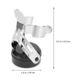 thumbnail image 2 of CRAFTHROU Decanter Stopper Replacement Silver Metal for Glass Bottle Home Use 4.9*6.5In 1Pack, 2 of 7
