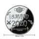 thumbnail image 5 of Tholdsy Moneda de recuerdo 2020, ficha coleccionable de cobre, moneda de recuerdo de la suerte con almacenamiento, colección de arte, regalo, Juguetes Plata, 5 of 6