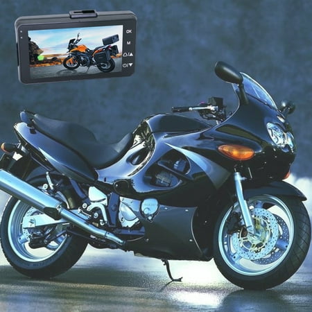 Motorcycle Driving Recorder Locomotive Cycling Camera Separated Waterproof Dual Lens