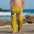 thumbnail image 2 of Pantalons pour Enfants Filles pour Femmes Pantalons de Plage Décontractés avec Poches 100 % Polyester, 2 of 9