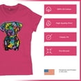 thumbnail image 4 of Tee Hunt Unconditional Loyalty T-Shirt Adopt a Dog Dean Russo Pets Women's T-Shirt Tee, Pink, XX-Large, 4 of 5