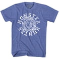 thumbnail image 1 of Monster Hunter MH Circle White Ink Royal Heather Adult T-Shirt, 1 of 2