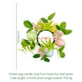 thumbnail image 2 of Easter Egg Candle Rings Wreaths Spring Artificial Foliage Berry and Egg Wreath Pastel Easter Eggs Candle Holder Rings for Easter Holiday Springtime Decor Front Door Table Centerpiece Ornament, 2 of 2