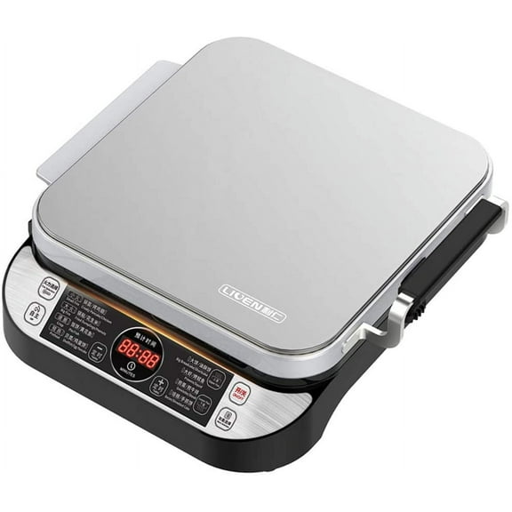 LIVEN Electric Baking Pan LR-FD431 Skillet Griddle, US DuPont Non-Stick Coating,Removable Upper and Lower Grill Pan, Easy to Clean,Electric Indoor Grill/Griddle