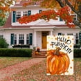thumbnail image 4 of Sm:)e Watercolor Pumpkin Polka Dot Fall Garden Flag 12x18 Inch Double Sided, Autumn Small Banner Yard Sign Outside Decoration, 4 of 7