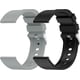 thumbnail image 1 of ZHAOCHENG Pulsera de reloj inteligente de 22 mm - 2 pulseras de silicona de liberación rápida, correa de repuesto para Samsung Galaxy Watch/Huawei Watch/Garmin/Fossil/Amazifit, para mujeres y hombres,, 1 of 5