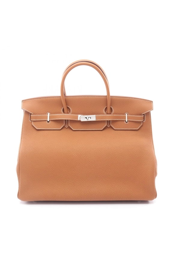 Pre-Owned Hermes Birkin 40 Handbag, Leather, Togo Women's, Brown