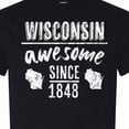 thumbnail image 4 of Inktastic Wisconsin Awesome Since 1848 T-Shirt, 4 of 5