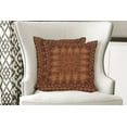 thumbnail image 4 of Ambesonne Vintage Throw Pillow Cover 2 Pack, Persian Lace, 20", Orange Brown, 4 of 6