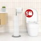 thumbnail image 2 of Bathroom Floor Standing Toilet Roll Holder, Weighted Base Stainless Steel Toilet Paper Holder, Simple and Convenient Toilet Paper Dispenser, 2 of 5