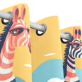 thumbnail image 3 of Zebras Bikes Clouds Black Out Curtains 84 Inch Length for Bedroom Living Room Windows 2 Panels Set, 3 of 6