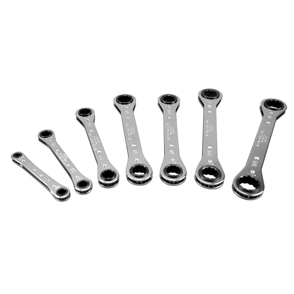 Klein Tools 7 Piece Ratcheting Box Wrench Set