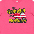 thumbnail image 4 of Inktastic My Grandpa is a Firefighter with Fire Truck Youth T-Shirt, 4 of 5