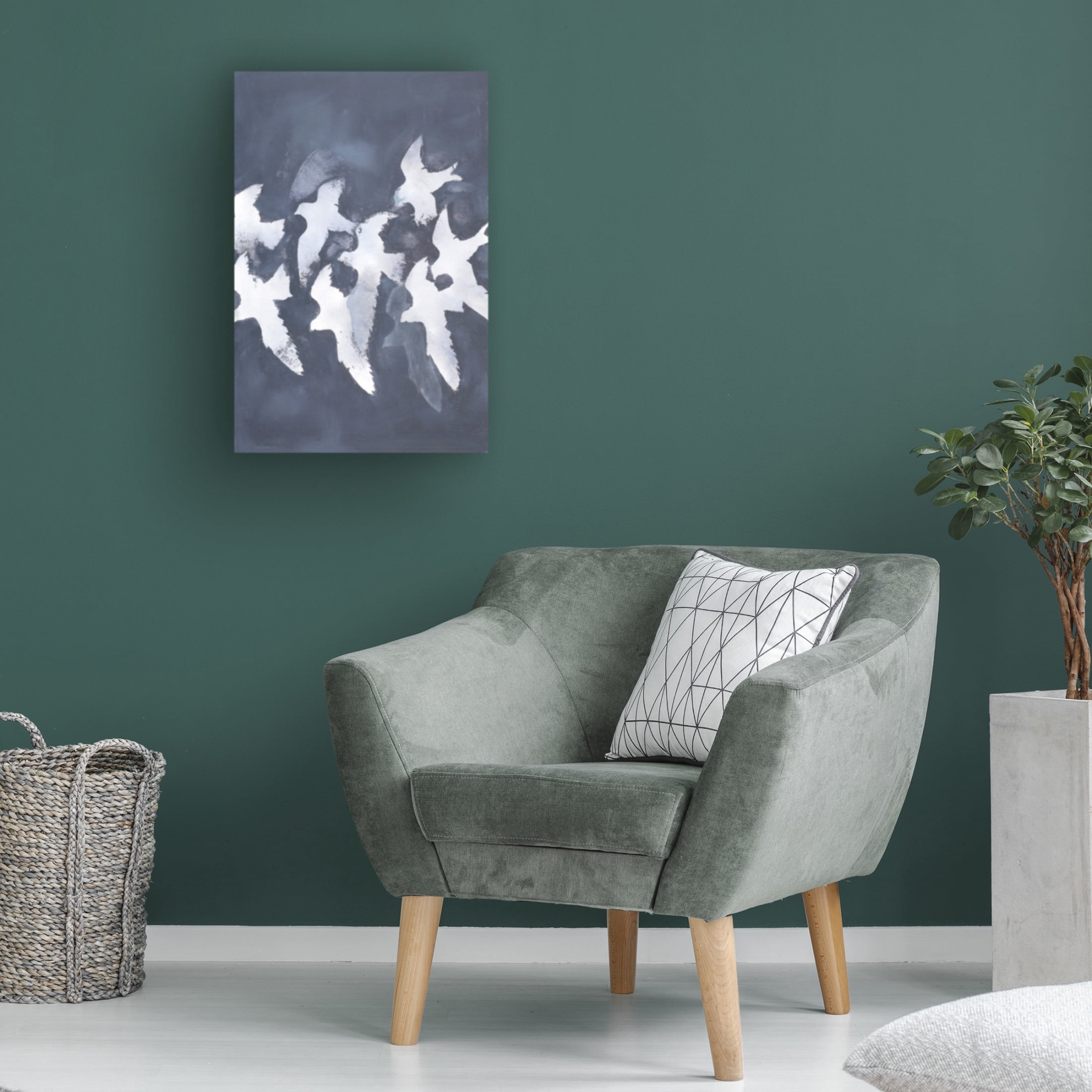 Canvas Wall Art - Design Fabrikken 'Fades Into Light' Wall Art for Living Room, Bedroom, or Office Décor by Trademark Fine Art - 16 x 24 Inches