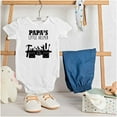 thumbnail image 3 of Papa's Little Helper Handyman Dad Romper Boys or Girls Infant Baby Brisco Brands 18M, 3 of 6