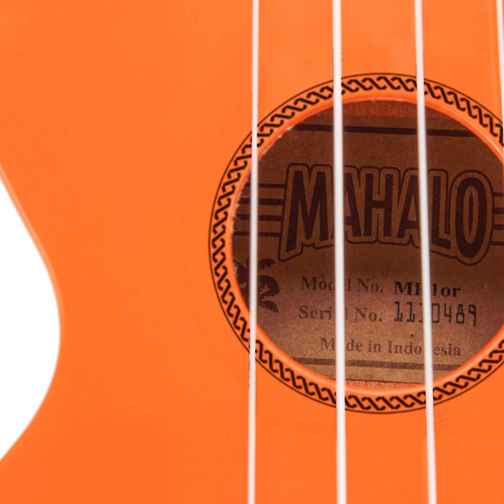 Rainbow Soprano Ukulele w/Bag Orange